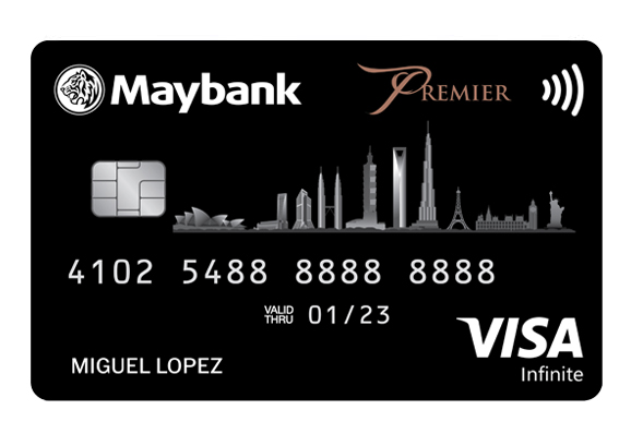 Card maybank credit Maybank Visa